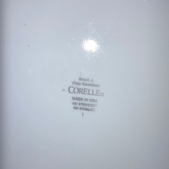 CORELLE Classic Cafe Black Stripe on White Dinner Plate 10.25 inch Diameter - Picture 6 of 7